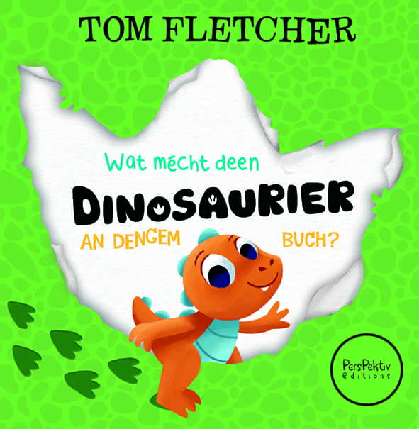 Wat mécht deen Dinosaurier an dengem Buch ?