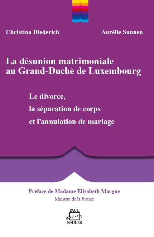 La désunion matrimoniale au Grand-Duché de Luxembourg